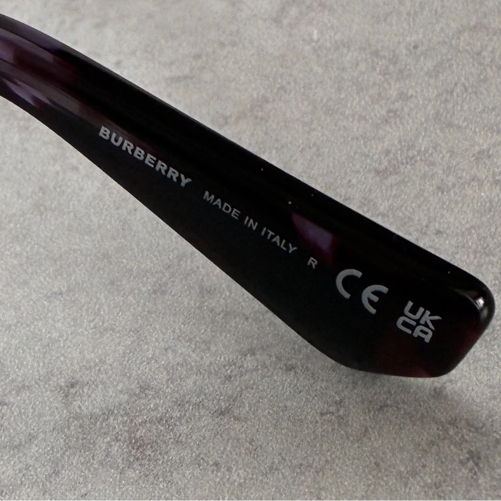Burberry BE3158 1005/87 Square Metal Sunglasses Gold Gray 58-16-145 NWOT